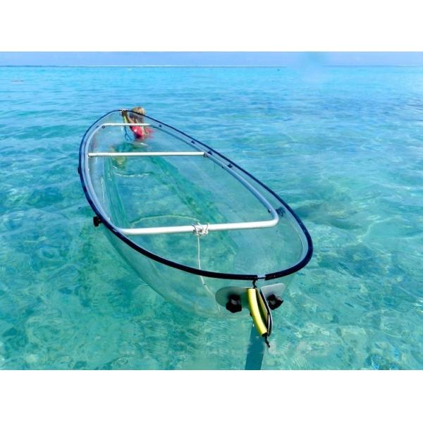 Polycarbonate See Through Kayak Durable For Water Sports SGS Certification