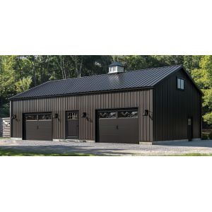 Customized Metal Steel Frame Garage Metal Structure Building Kit