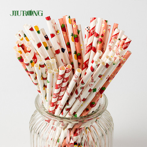 Quality Eco Friendly Degradable Paper Straws Individually Wrapped Paper Drinking Straws wholesale