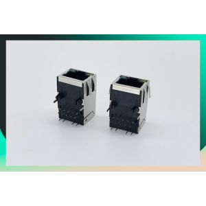 SMT RJ45 Connector Tab Down