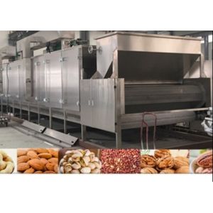 China Simple Structure Peanut Processing Machine Continuous Automatic Nut Roaster on sale