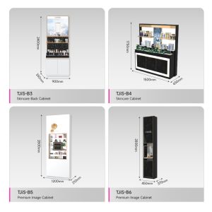 Customized Perfume Store Checkout Counter For Cosmetic Shop Fitting And Retail
