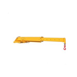 Extendable Truck 640kg Forklift Jib Crane Telescopic Fork Mounted