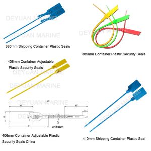 Fashion PP Plastic Security Seals Iso Container Parts With Metal Inserted