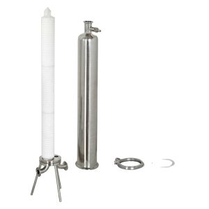 9.75" Cartridge Length Multi Cartridge Filter Housing Mirror Polished Surface