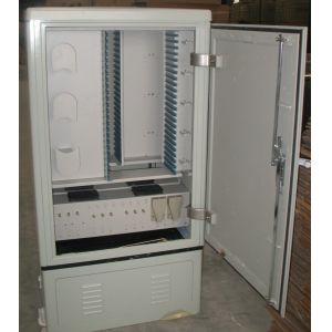 Stainless steel material 576 cores cable cross-connection cabinet