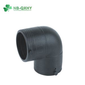 Injection Molded HDPE Pipe Fitting 90 Degree Elbow for Gas Water Supply