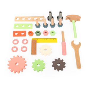 Parent Child InteractiveWooden Workbench Tools For Intelligence Development