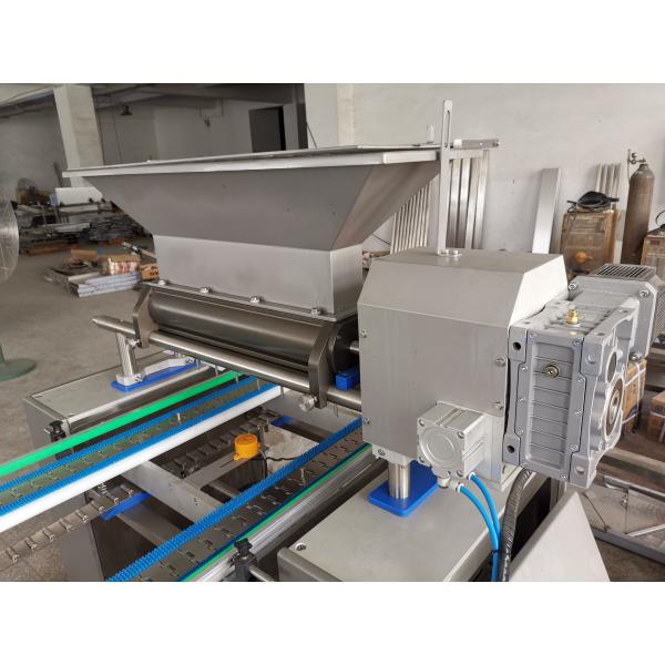 CE Cake Fillings Injector With PLC Control And Servo For Swiss Roll Production