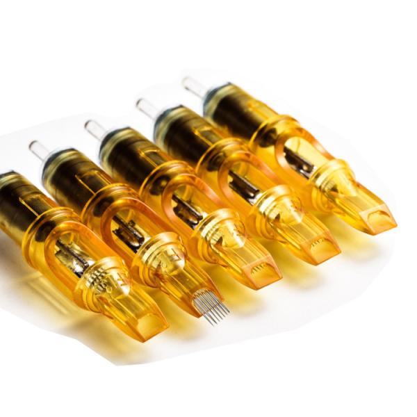 Quality Yellow Dragonfly Tattoo Cartridge Needles 1205Round Shader 20pcs per box wholesale