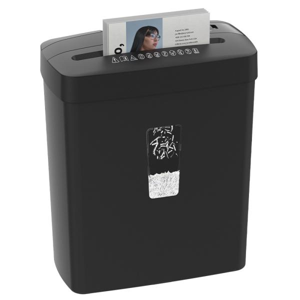 C220P-6 Cross Cut Mini 6 Sheets Card Paper Shredder With 13L Basket Bin For