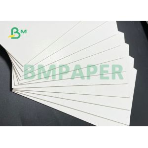 High Bulk Thickness 1.5MM 2MM Both Sided White Laminated Cardstock Paper
