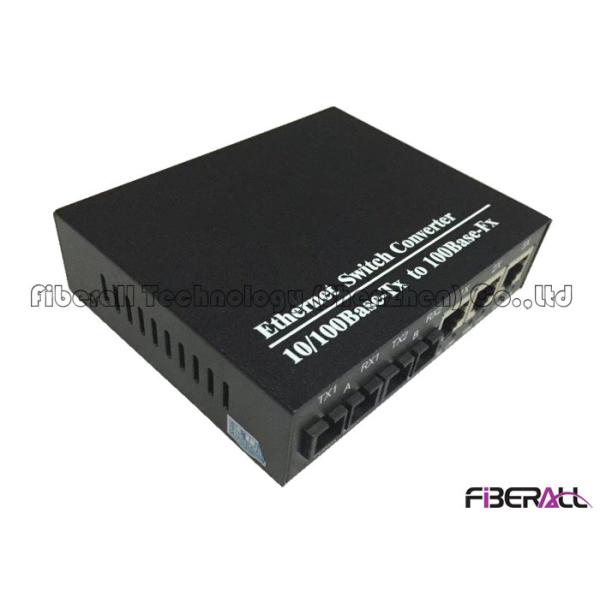 Quality Cascading 100Base Ethernet Multi Port Fiber Switch With 2 Duplex SC Optical Ports 3 UTP Ports wholesale