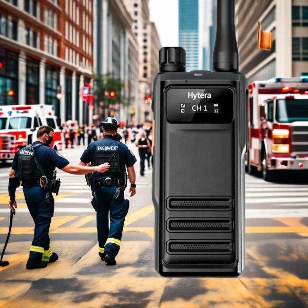 HP600 Digital Radio UHF/VHF 400-527MHz 136-174MHz IPX6 Bluetooth 5.0