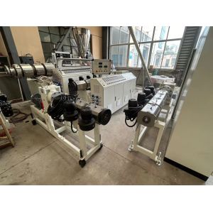 Precise Transparent PVC Price Tag Extrusion Line With Conical Twin Screw