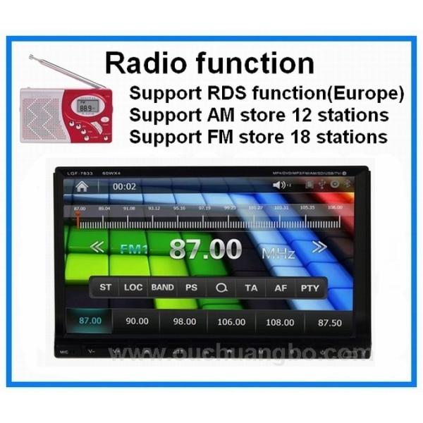 Ouchuangbo car multimedia for Universal car DVD with radio gps TV bluetooth OCB-2621