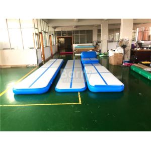 Cheap Customized Blue Inflatable Air Track Gymnastics Mat 3M 5M 6M 8M 10M 12M for sale