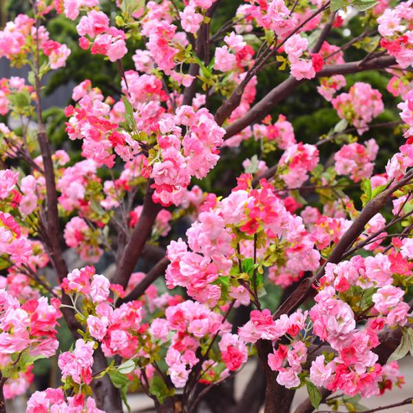 250cm Plastic Artificial Cherry Blossom Tree Decoration Plant For Reception Center