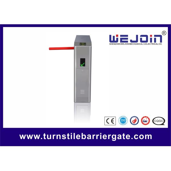 Full Automatic Stainless Steel Turnstile Gate With RS232 Interface For Railway
