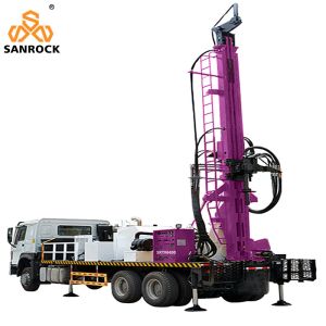 Truck Mounted Water Well Drilling Rig With Mud Pump Deep Well Drilling Equipment