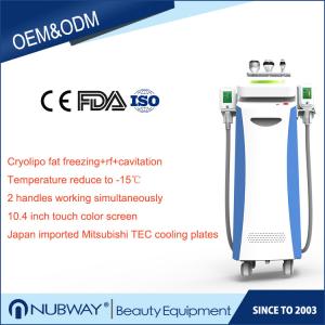 China CE approval best result fast fat reductional 1600W 3 in 1 Cryolipolysis slimming machine on sale
