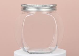 Cheap 65mm Wide Mouth Plastic Jar Containers For Dry Food Peanut Butter for sale