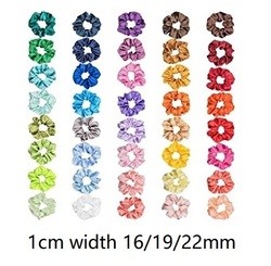 Slip 3.5cm Width Mulberry Silk Scrunchies Elastic OEM ODM Service