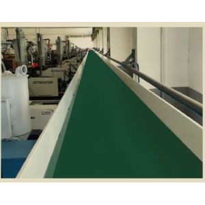 PVC Lifting Horizontal Conveyor Belt System , Steel Inclined Belt Conveyor