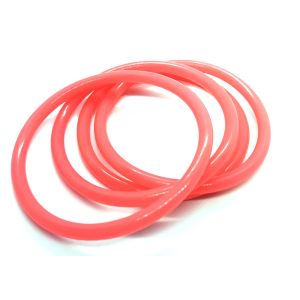 Heat Resistant Soft Silicone Rubber O Rings Round Shaped With Different Colors