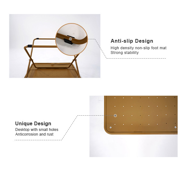 Lightweight Aluminum Fold Up Camping Table With Collapsible Legs Alu Tactical Table