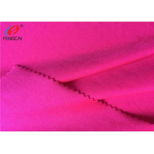 Elastic Knitted 87 % Polyester 13 % Spandex Fabric For Making Yoga Dress