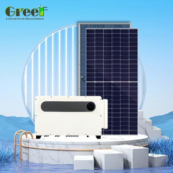 Efficiency Monocrystalline Solar Panel System With Smart Monitoring For On Grid