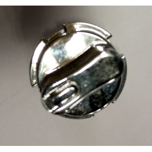 Customized Silver Anodizing Precision CNC Aluminum / Zinc Alloy Turned Twist