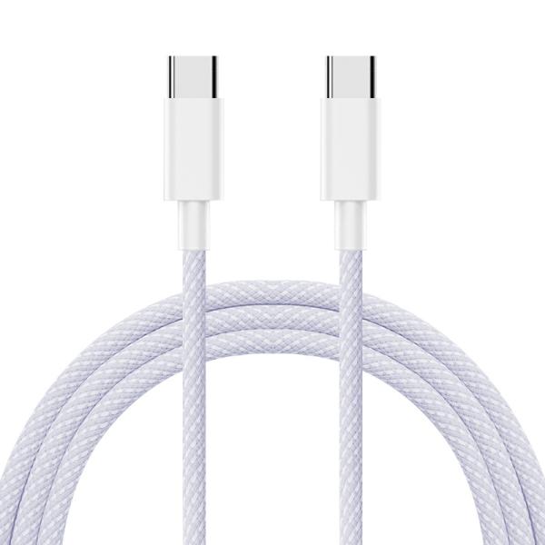 Quality Braided USB-C to USB-C Cable for Fast Charging and Data Sync OEM wholesale