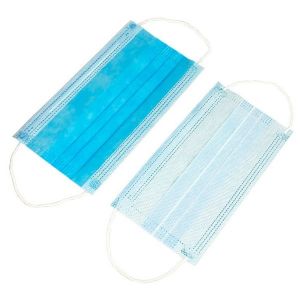Cheap Blue High Filtration Single Use Face Mask Earloop Type For Food Processing Industry for sale