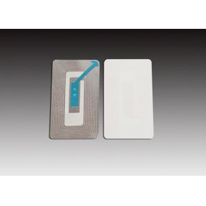 Cheap 24*45mm Plain EAS RF Label Supermarket Bookstore Rubber-Based / Hot Melt Adhesive for sale