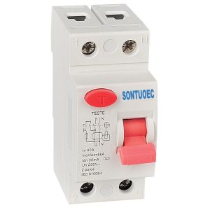 IEC 61008 Plastic PA66 2P 4P RCCB Circuit Breaker