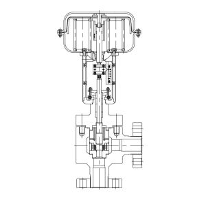 V100-SAH Series High Pressure Single Seated Angle Control Valve (Various Trim Types)