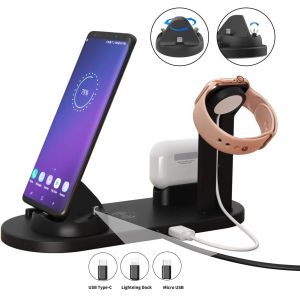 Multi Function Wireless Charger Stations Dock 8mm ROHS