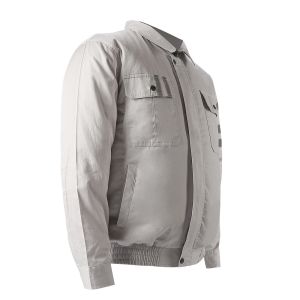 Windproof Cooling Fan Jacket Turn Down Collar Ac Motorcycle Jacket