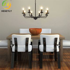 Industrial Retro Style Iron Pendant Light 6 Heads
