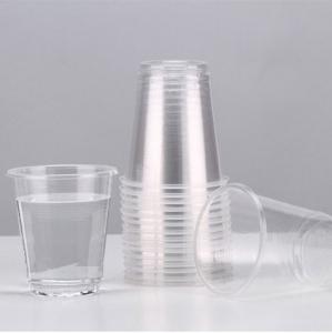 China 100 Disposable Clear Plastic Cups 7 oz Birthday Wedding Party Glasses Drinking on sale