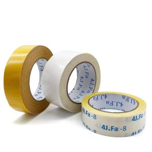 Customized White Indoor Carpet Edge Binding Tape Double Sided Rubber Hot Melt