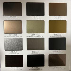 China ASTM 304 Anti Fingerprint Color Stainless Steel Sheet For Interior Decoration on sale