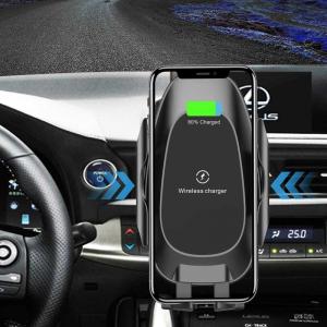 Cheap Auto Clamping Car Mount Wireless Charger For Android Mobile Phones for sale