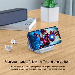 3 In 1 Wireless Magnetic Qi Charger Foldable 15W With Private Mold