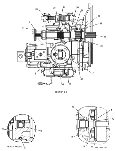 3774950 泵 GP-主液压零件方案