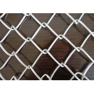 Privacy Vinyl Coated Chain Wire Fencing Panels , 3mm Diameter Galfan Wire Hot