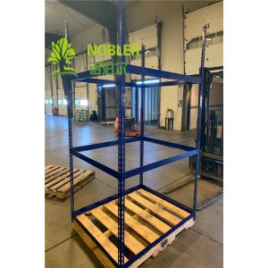 PU Wheel Q235 Display 1900mm Plywood Shelf CC Container