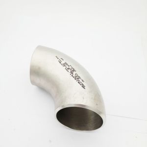China Super Duplex Stainless Steel Butt Weld Pipe Fittings LR Steel Elbow SCH 40 on sale